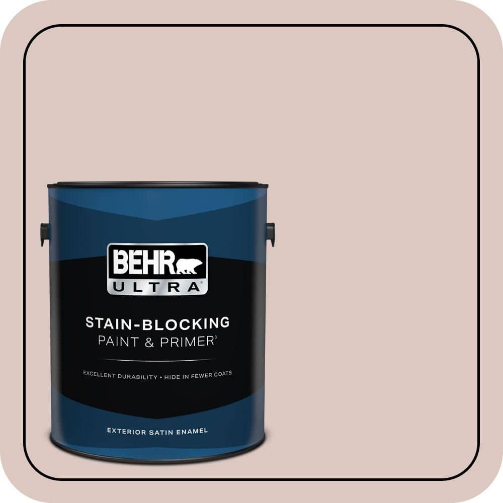 BEHR ULTRA 1 gal. #N160-2 Malted Satin Enamel Exterior Paint & Primer