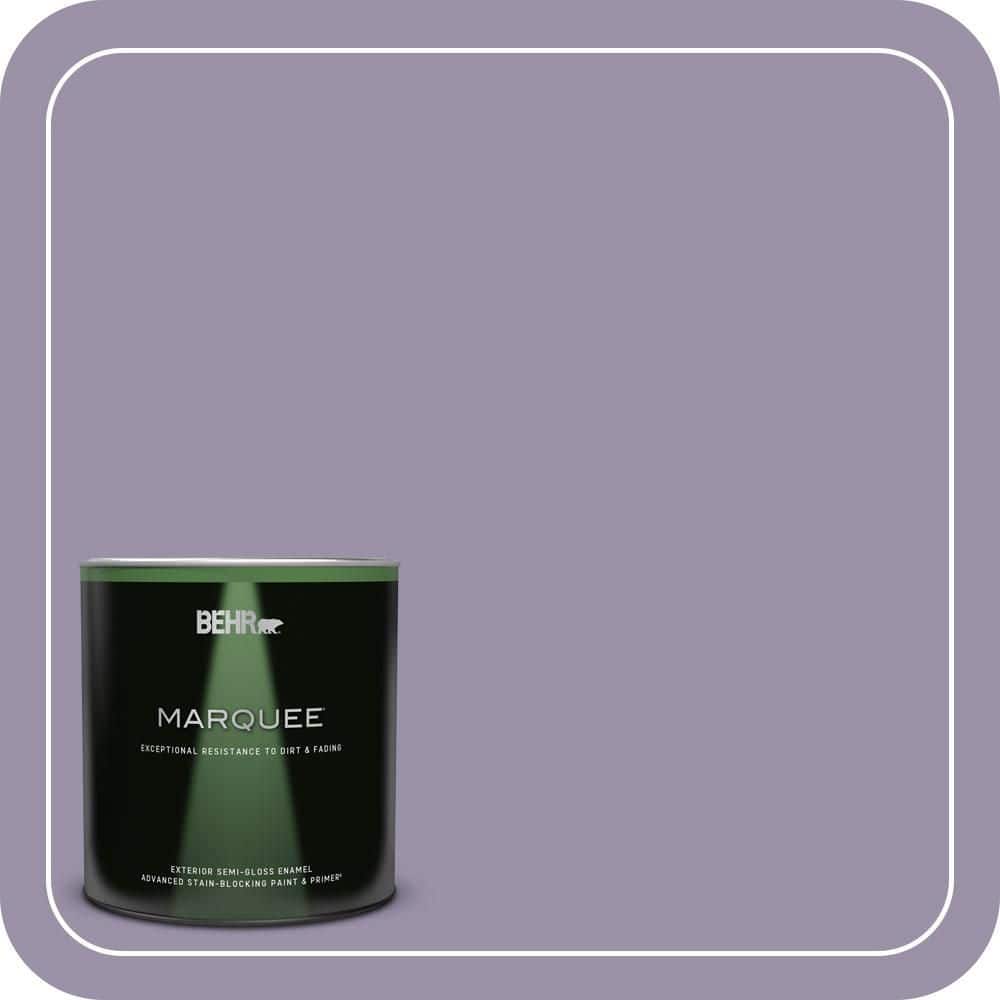 BEHR MARQUEE 1 qt. #650F-4 Delectable Semi-Gloss Enamel Exterior Paint & Primer