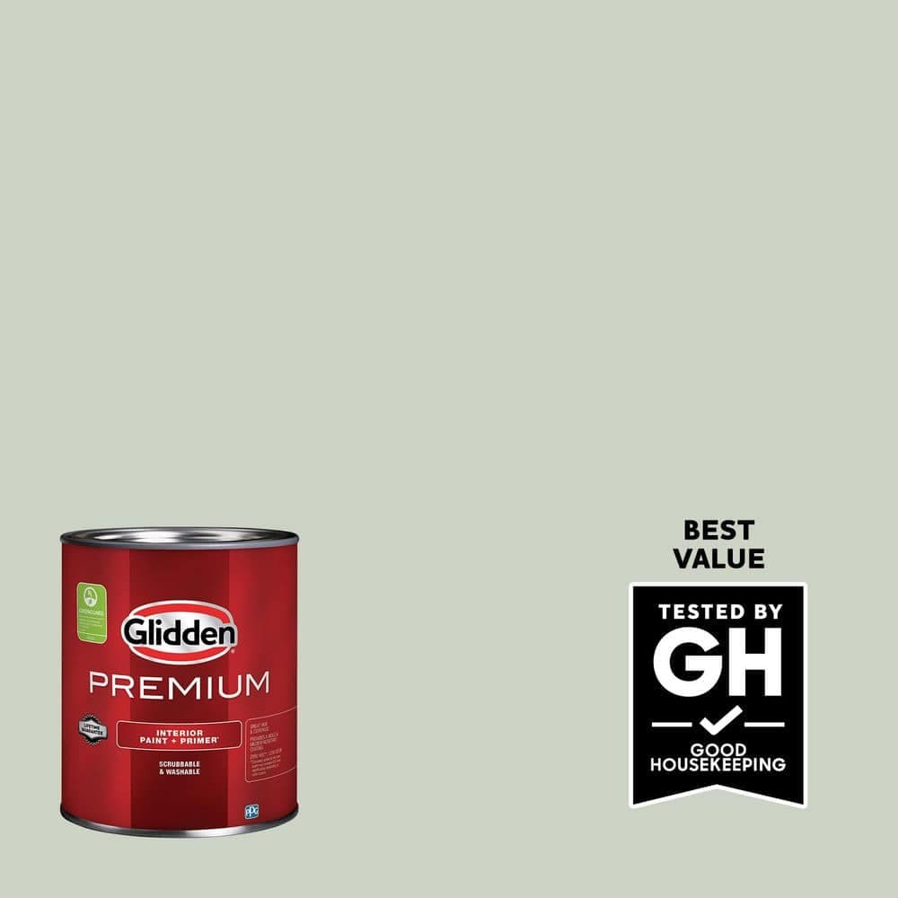 Glidden Premium 1 qt. PPG1129-3 Castaway Eggshell Interior Latex Paint