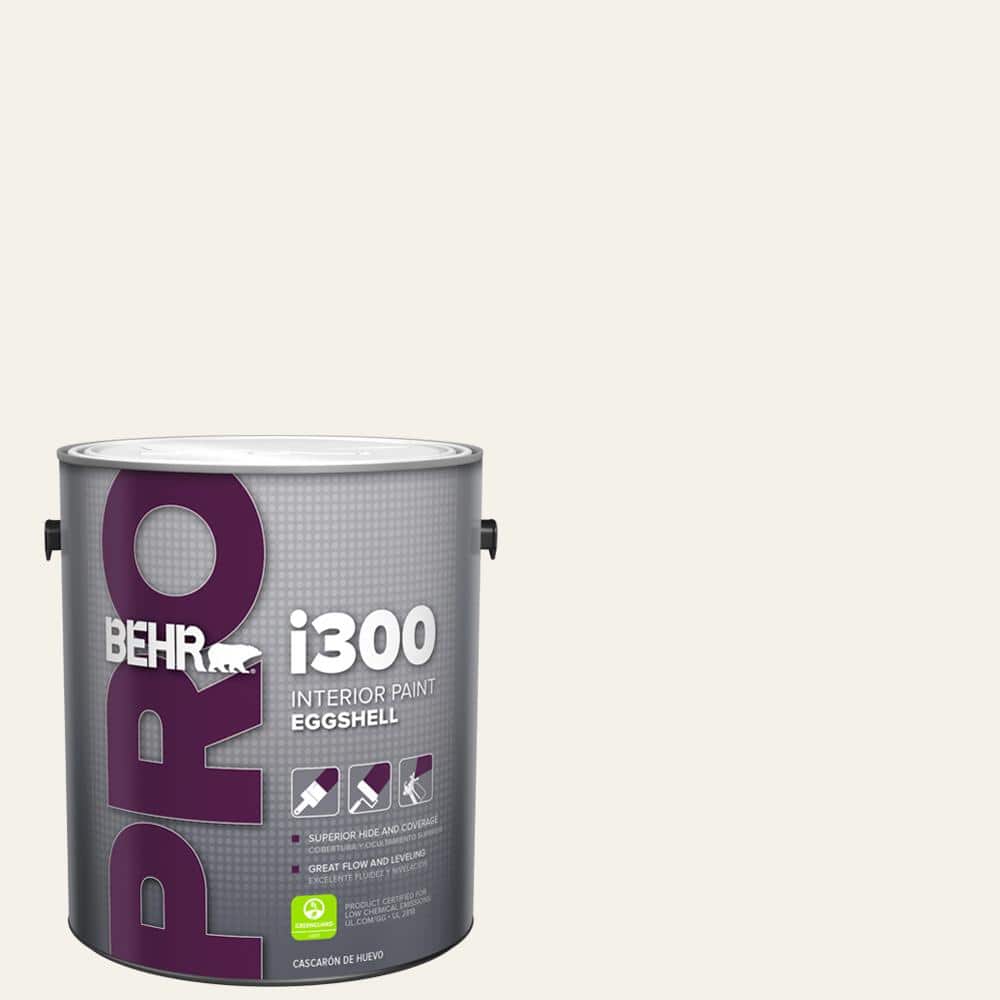 BEHR PRO 1 gal. #W-B-200 Popped Corn Eggshell Interior Paint