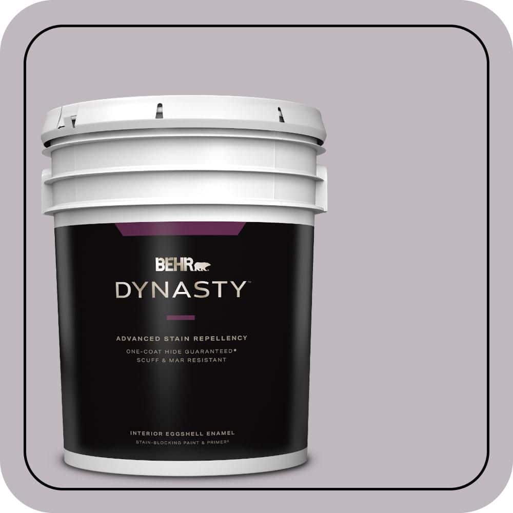 BEHR DYNASTY 5 gal. #N570-2 Standing Ovation Eggshell Enamel Interior Stain-Blocking Paint & Primer