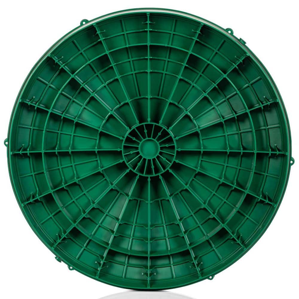 Tuf-Tite 24 in. Round Domed Septic Riser Lid (2)