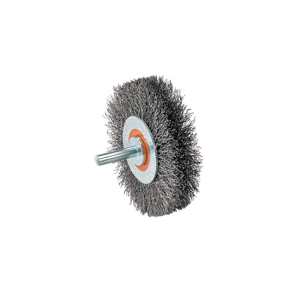 WALTER SURFACE TECHNOLOGIES 3 in. Mounted Brush with Crimped Wires