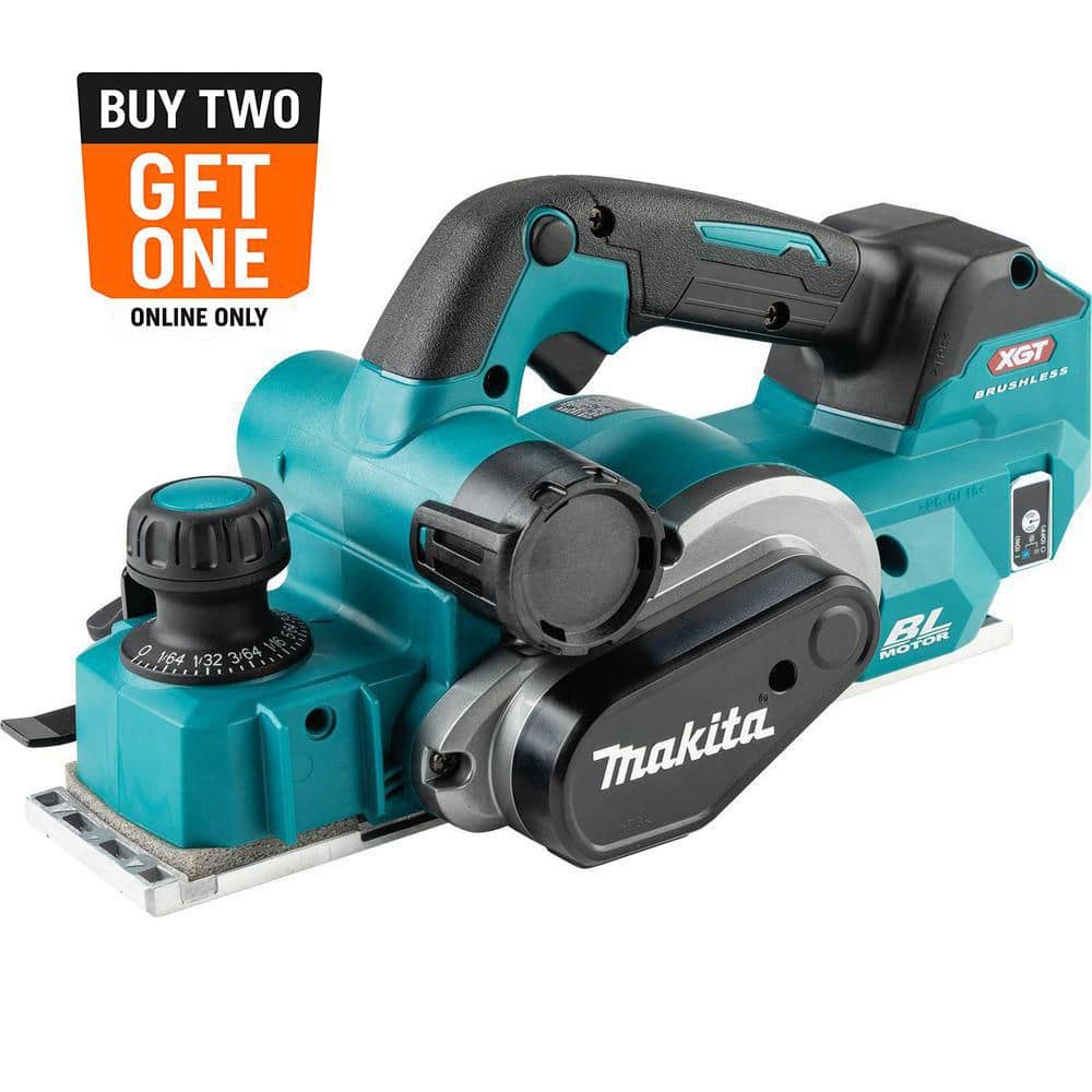 Makita 40-Volt XGT Brushless Cordless 3-1/4 in. Planer (Tool Only) (1)