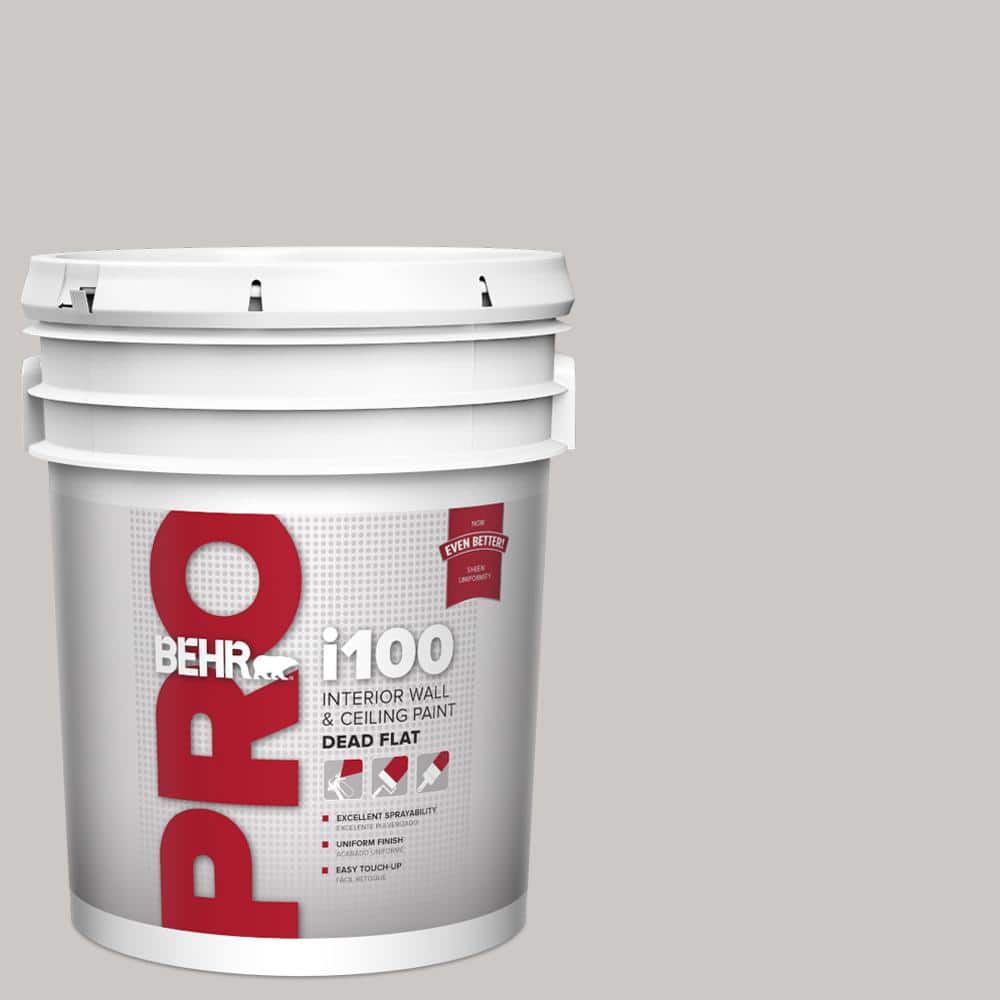 BEHR PRO 5 gal. #790E-2 Gentle Rain Dead Flat Interior Paint (1)