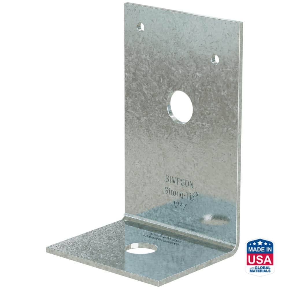 Simpson Strong-Tie 2 in. x 3-7/8 in. x 2-1/2 in. ZMAX Galvanized Angle