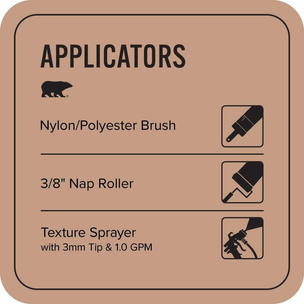 BEHR PREMIUM #S210-4 Textured Low-Lustre Enamel Interior/Exterior Porch and Patio Anti-Slip Floor Paint (4)
