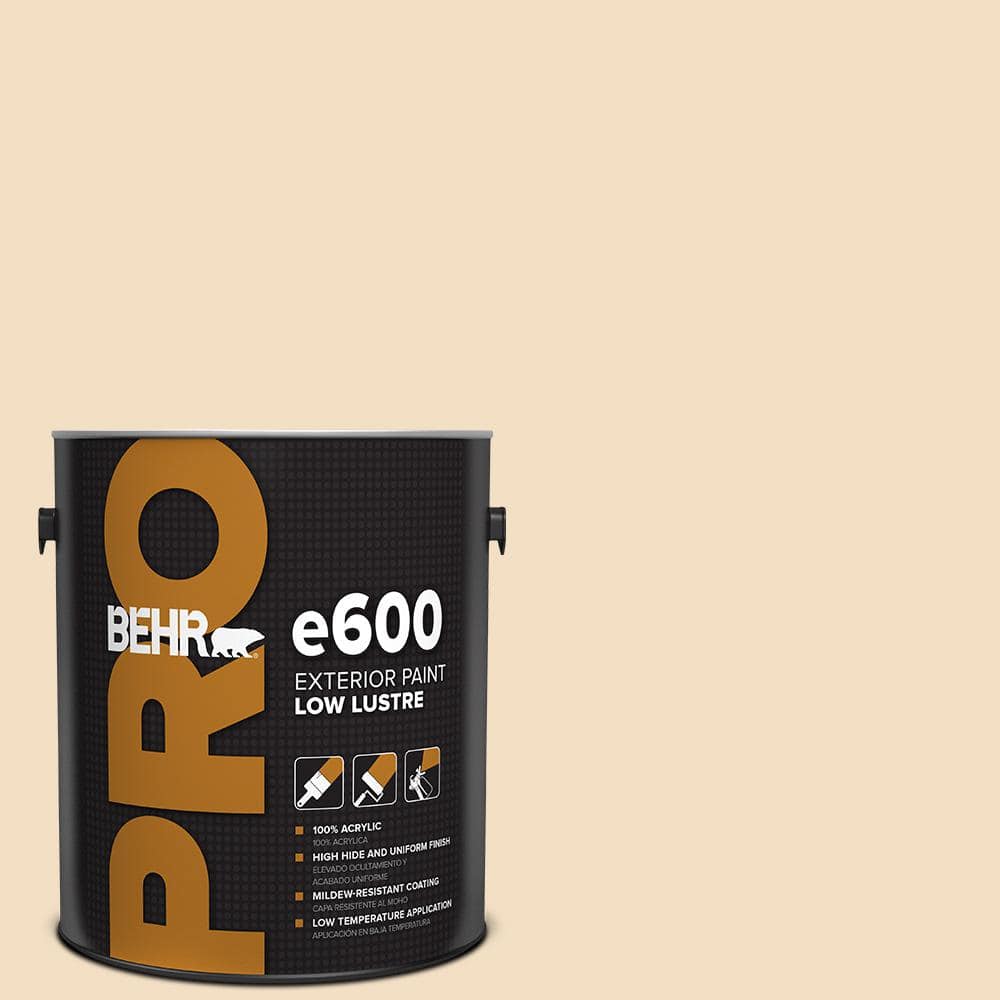 BEHR PRO 1 gal. #22 Navajo White Low Luster Exterior Paint