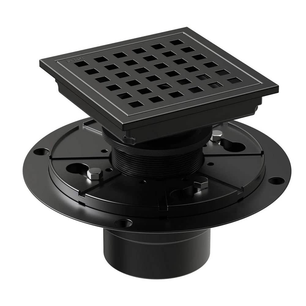 Tahanbath 4 in. Square Shower Floor Drain (1)