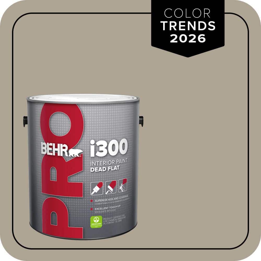 BEHR PRO 1 gal. #HDC-NT-14 Smoked Tan Dead Flat Interior Paint