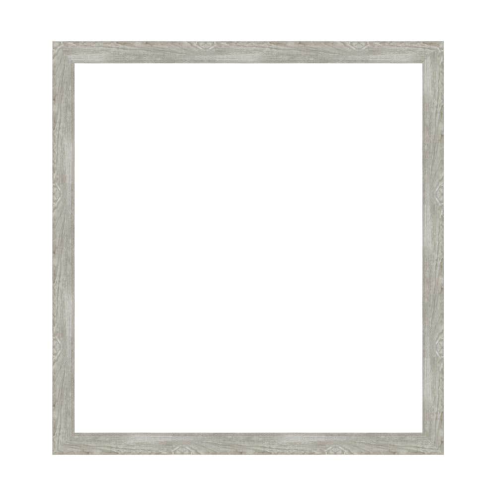 Amanti Art Mirror Makeover Dove Greywash Narrow 35.25 in. W x 37.25 in. H Bathroom Mirror Frame Border Kit-Fits a 34 x 36 Mirror (1)