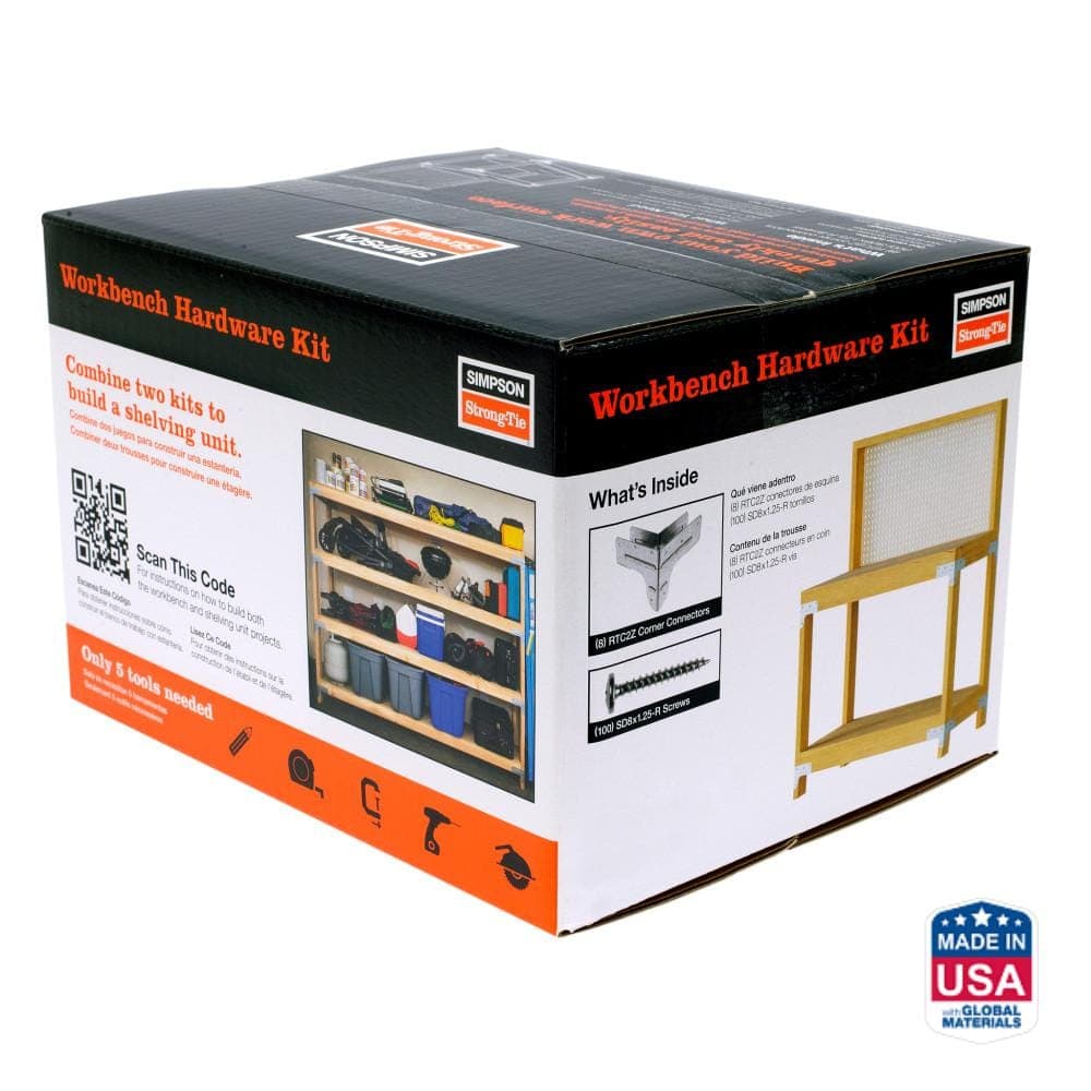 Simpson Strong-Tie WBSK Workbench and Shelving Hardware Kit