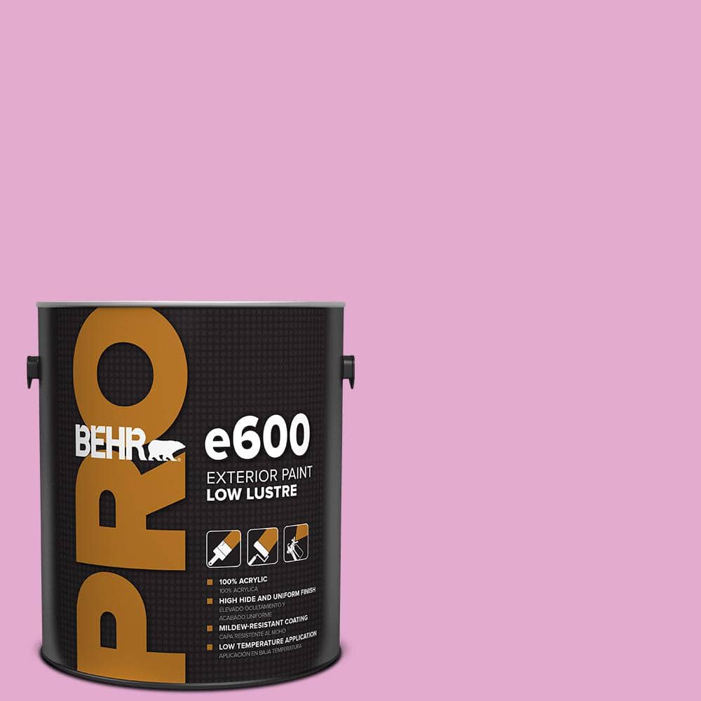 BEHR PRO 1 gal. #680A-3 Pink Bliss Low Luster Exterior Paint