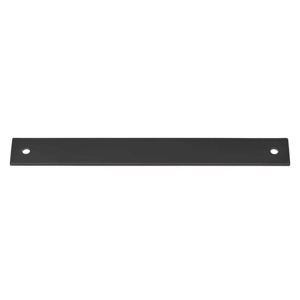 GLIDERITE 9 in. Squared Cabinet Backplate 7-9/16 in. Center to Center, 9342-192-MB (1)