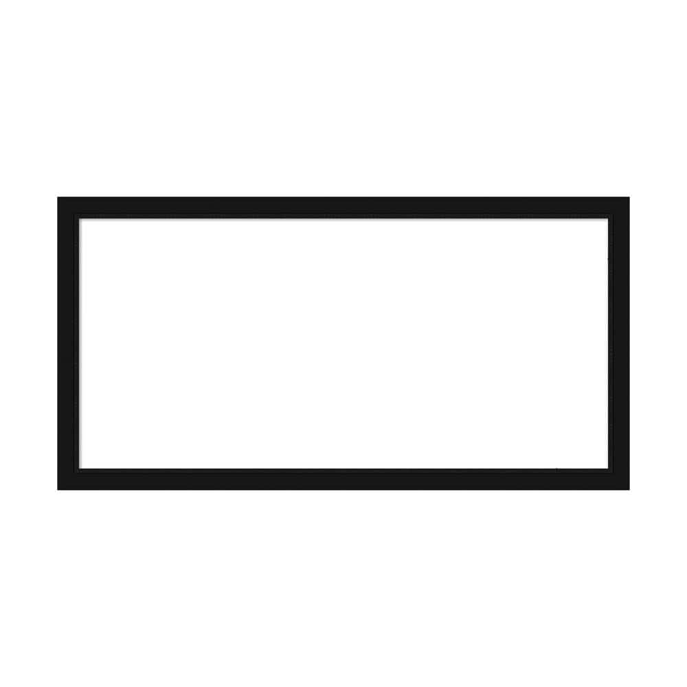 Amanti Art Mirror Makeover Avon Black 49.25 in. W x 25.25 in. H Bathroom Mirror Frame Border Kit-Fits a 48 x 24 Mirror (1)