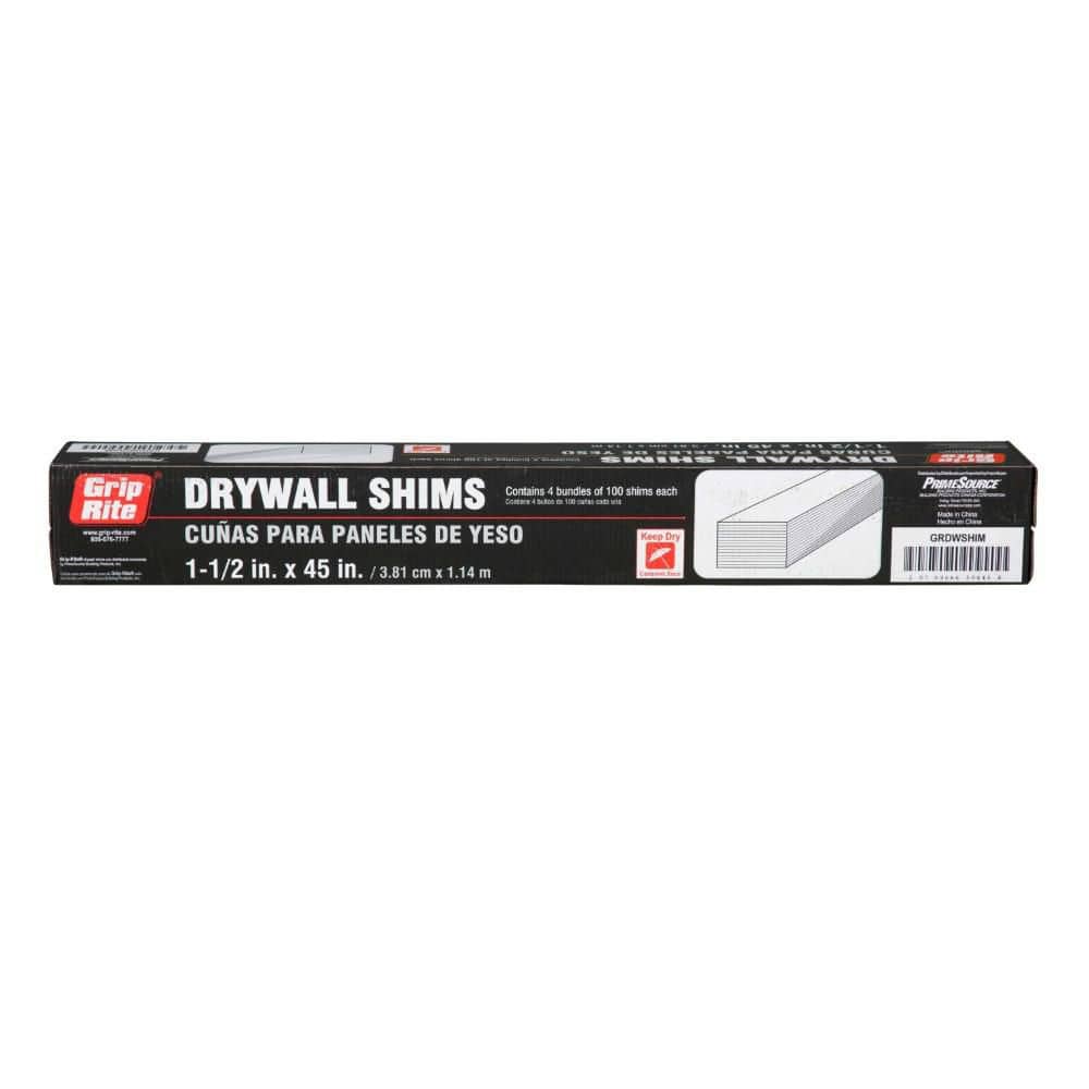 Grip-Rite 3.75 ft. Shim Drywall (100-Bundle) (3)