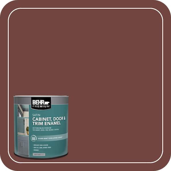 BEHR PREMIUM 1 qt. #MQ1-19 Dressed To Impress Satin Enamel Interior/Exterior Cabinet, Door & Trim Paint (2)