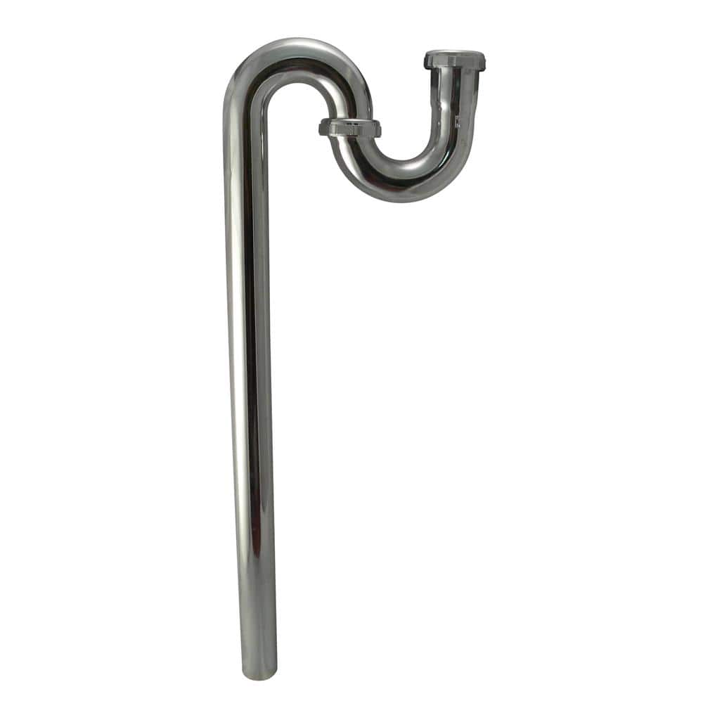 KEENEY 1-1/4 in. Brass S-Trap in Polished Chrome