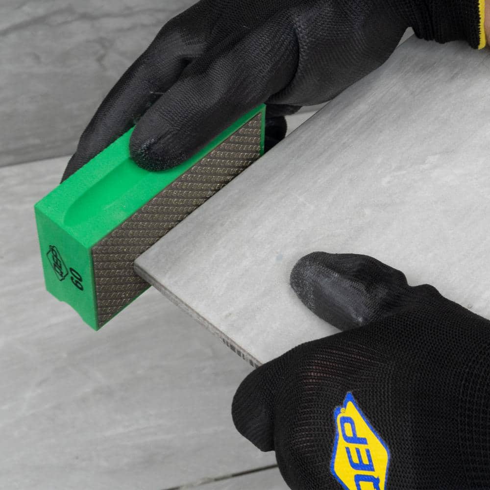 QEP 60-Grit Coarse Diamond Sanding Block (3)