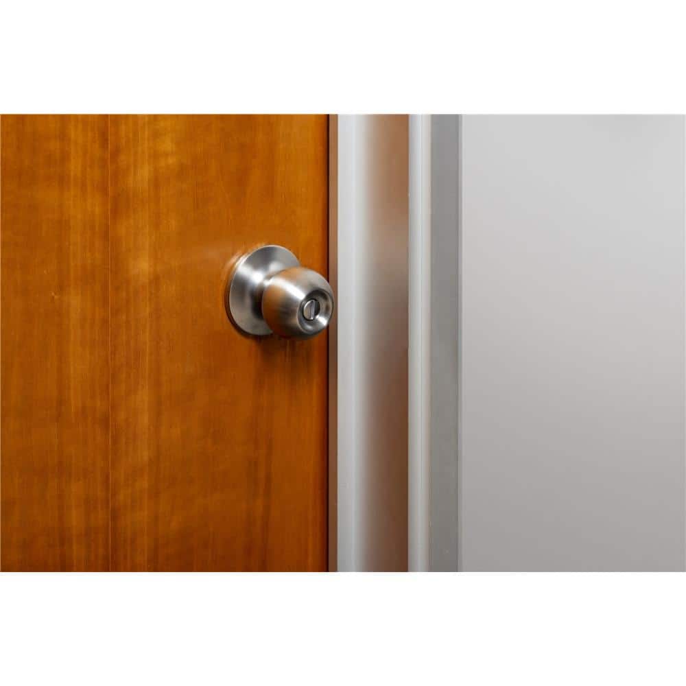 Universal Hardware Light Duty Commercial Privacy (bed/bath) Knob, UL 3-Hour Fire ANSI Grade 2, Satin Chrome Finish (3)
