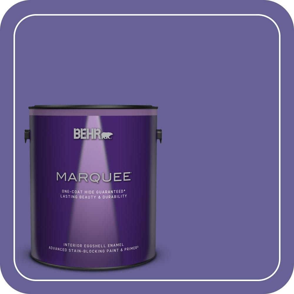 BEHR MARQUEE 1 gal. #T15-13 Prime Purple Eggshell Enamel Interior Paint & Primer (1)