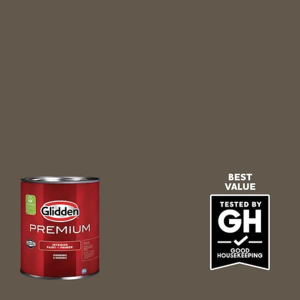 Glidden Premium 1 qt. PPG1020-7 Dolce Eggshell Interior Latex Paint (2)
