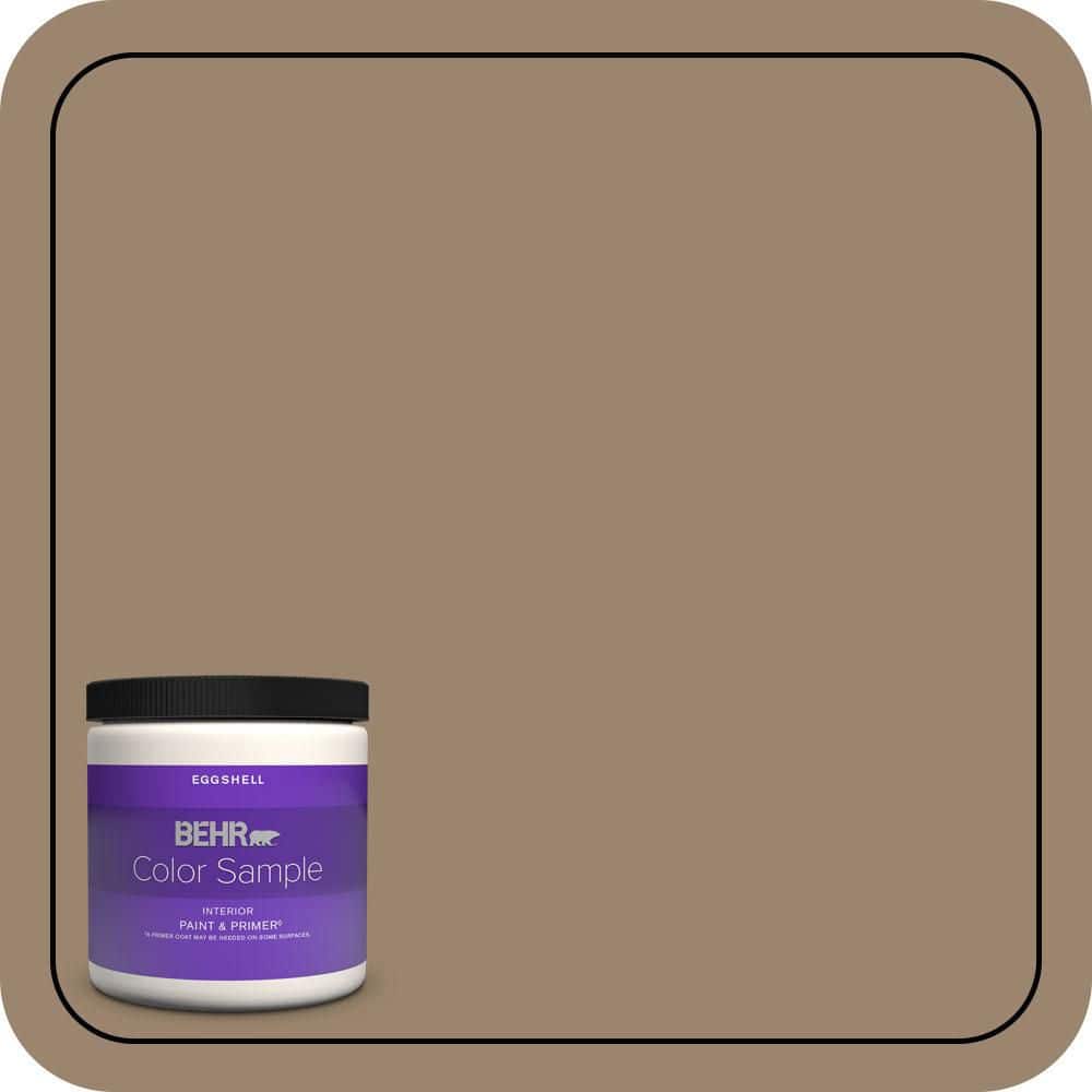 BEHR PREMIUM PLUS #MQ2-48 Sturdy Brown Enamel Low Odor & Primer (1)