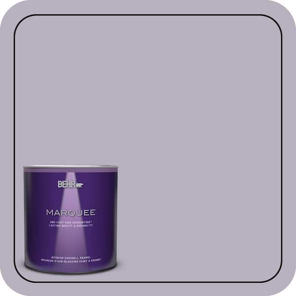BEHR PREMIUM PLUS #BIC-07 Virtuous Violet Enamel Interior/Exterior Paint & Primer Color Sample (3)