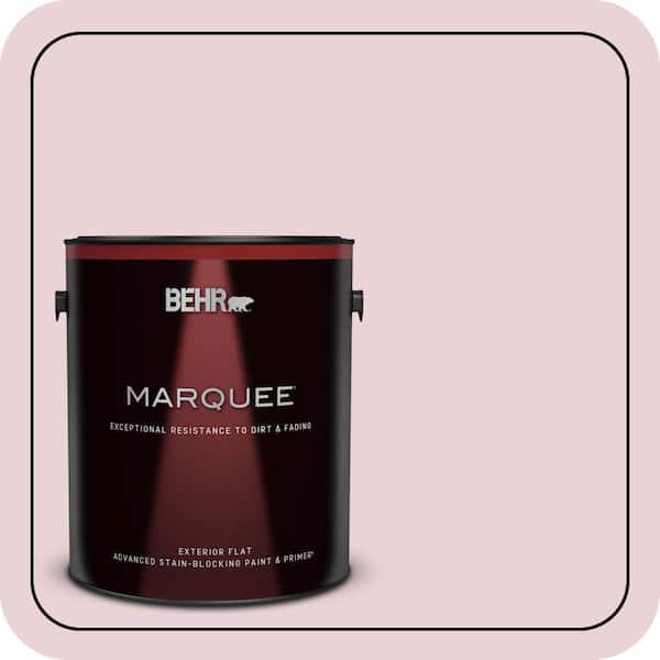 BEHR MARQUEE 1 gal. #S130-1 Beloved Pink Flat Exterior Paint & Primer (2)