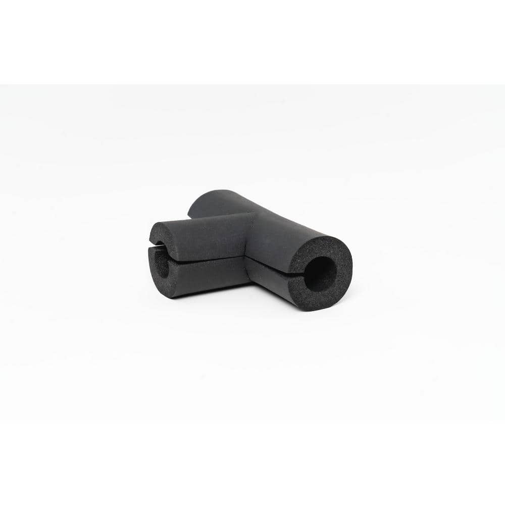 Everbilt 3/4 in. Rubber Pre-Slit Tee Pipe Insulation (7/8 in. ID) (3)