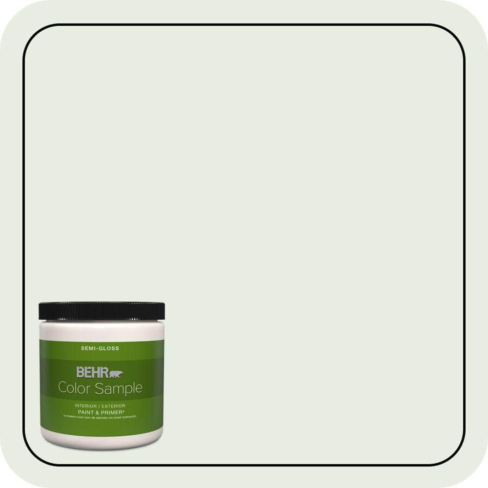 BEHR PREMIUM PLUS #S400-1 At Ease Enamel Interior/Exterior Paint & Primer Color Sample (1)