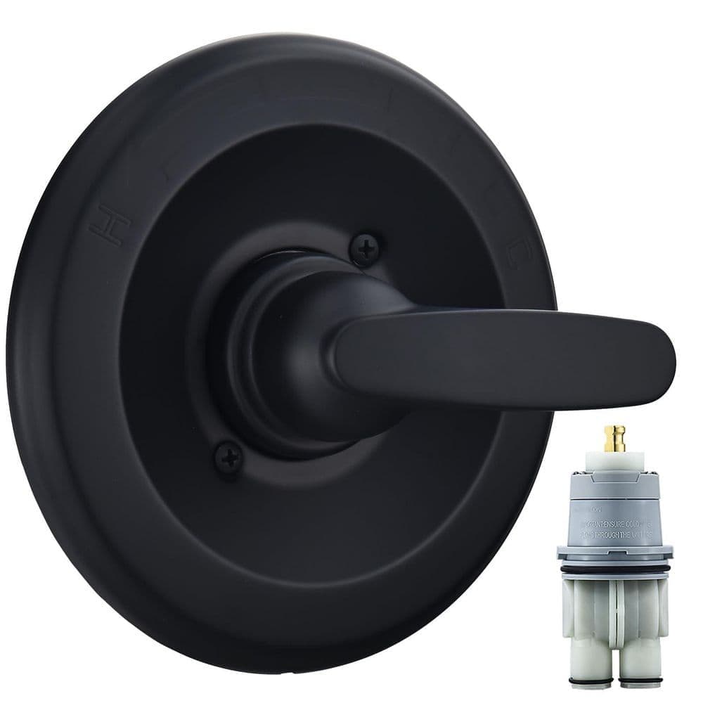 Helhom Replacement for Delta Classic 13 Series Single-Function Trim Kit, T13010 Shower Handle, Matte Black (1)