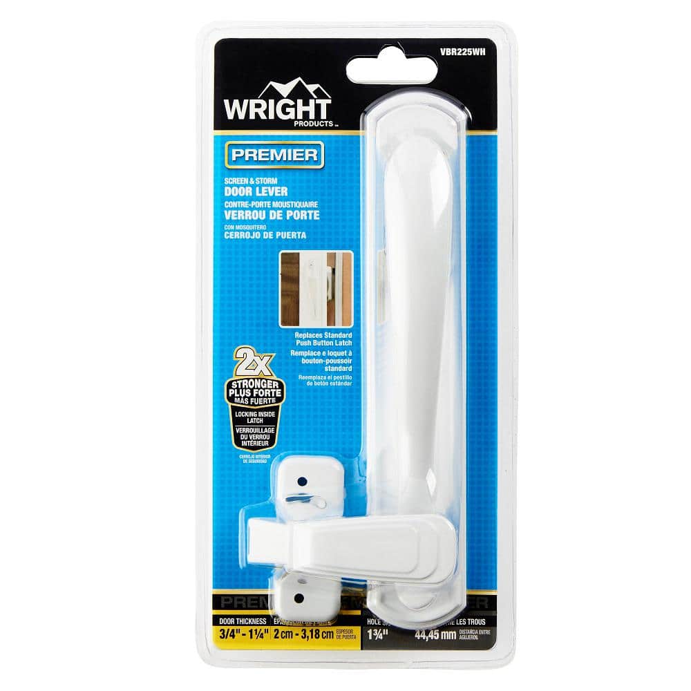 Wright Products Brookfield White Surface Mount Latch (2)