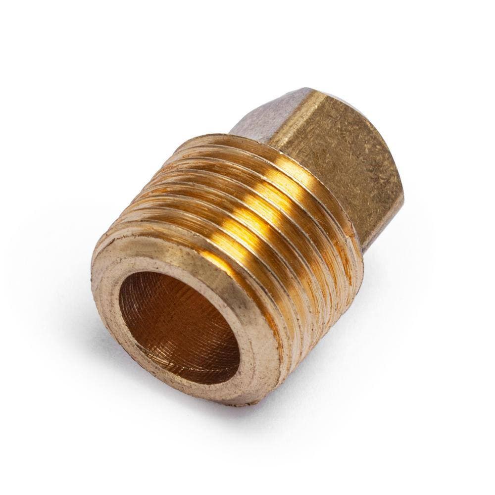 LTWFITTING 3/8 in. MIP Brass Pipe Square Head Plug Fitting (10-Pack) (2)