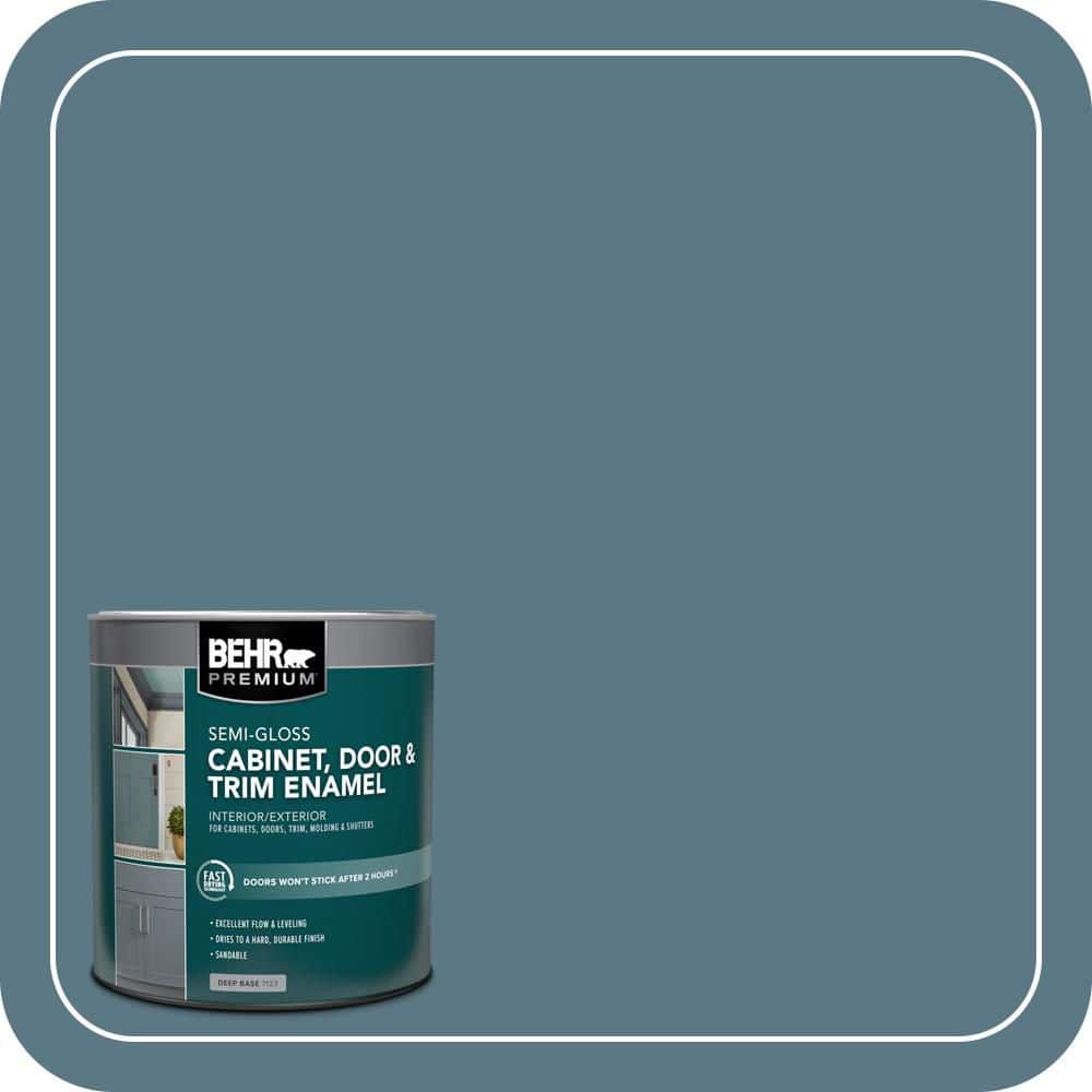 BEHR PREMIUM 1 qt. #PPU13-03 Catalina Coast Semi-Gloss Enamel Interior/Exterior Cabinet, Door & Trim Paint (1)