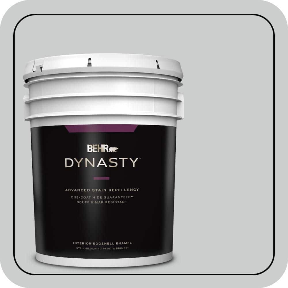 BEHR DYNASTY 5 gal. #N500-2 Loft Space Eggshell Enamel Interior Stain-Blocking Paint & Primer