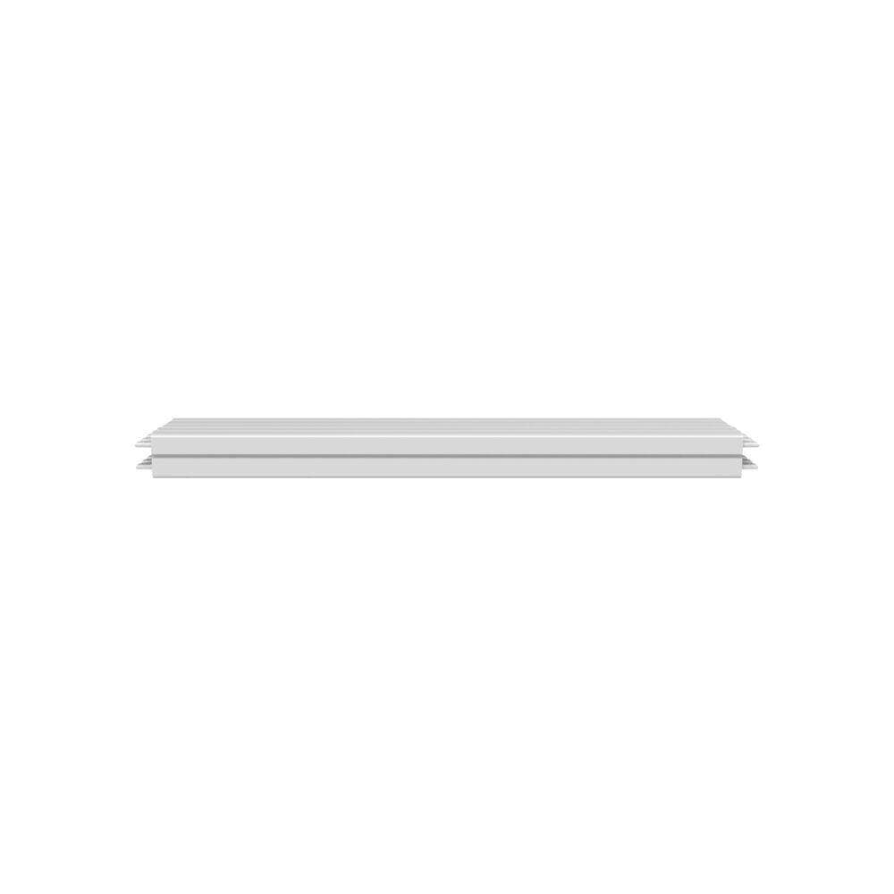 RDI Transform Resalite Square Balusters Level 36 in. Rail Height in Satin White with Baluster Connectors (2)