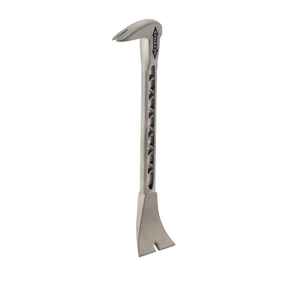 Stiletto Titanium Clawbar Nail Puller with Dimpler