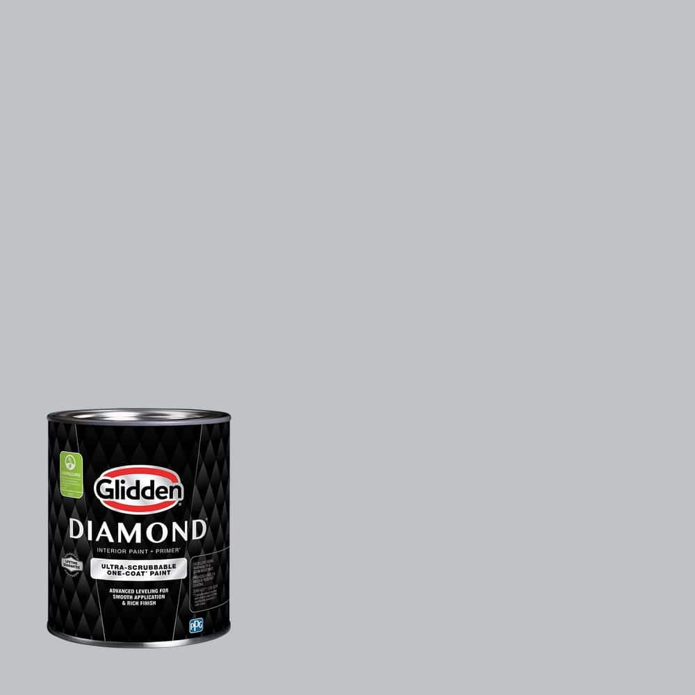 Glidden Diamond 1 qt. PPG0993-2 Train Semi-Gloss Interior Paint with Primer