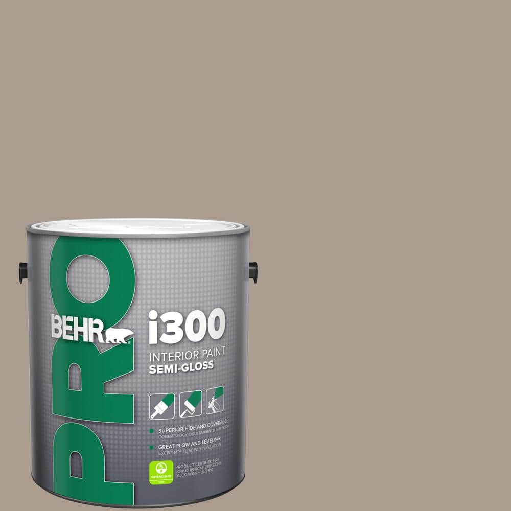 BEHR PRO 1 gal. #N210-4 Espresso Martini Semi-Gloss Interior Paint