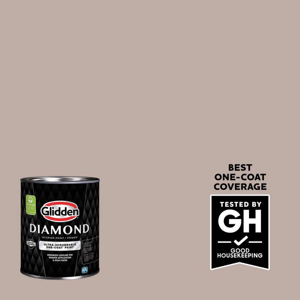 Glidden Diamond 1 qt. PPG1075-4 Thumper Flat Interior Paint with Primer