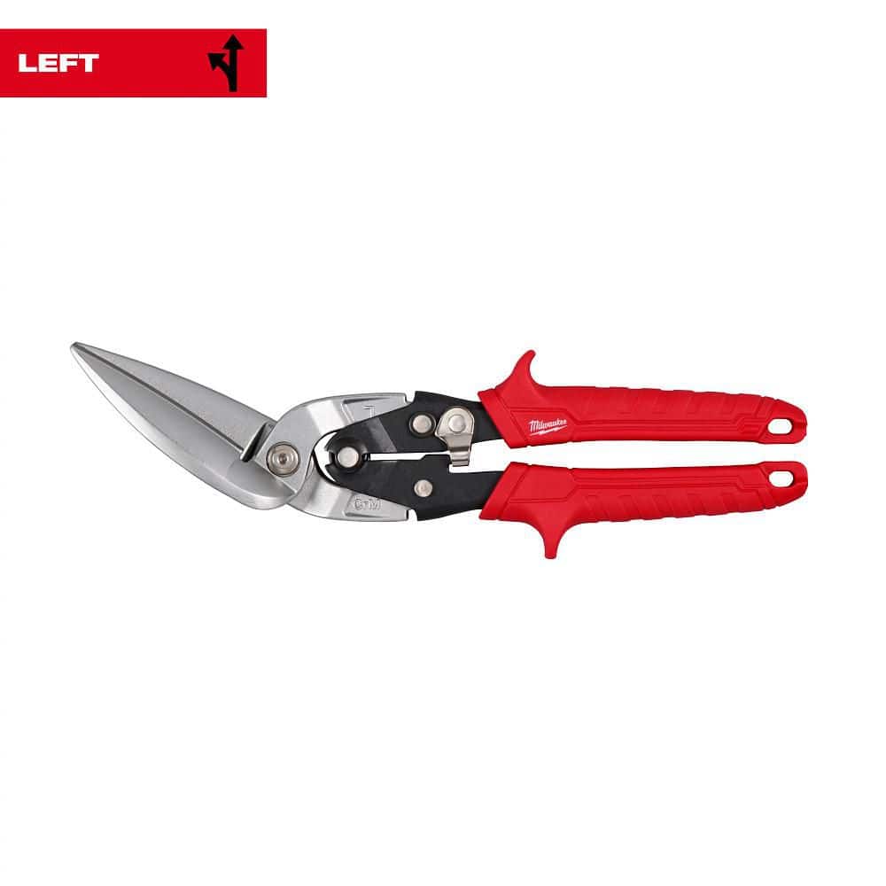 Milwaukee 11 in. Long Left-Cut Offset Snips (1)