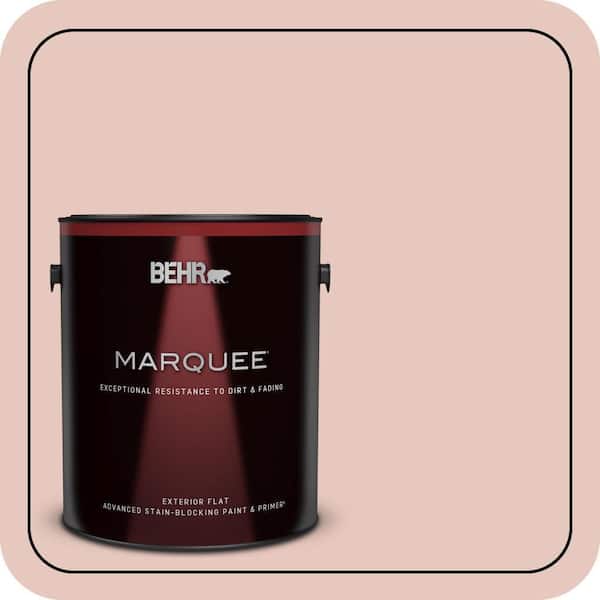 BEHR PREMIUM PLUS #210E-3 Almond Willow Flat Interior/Exterior Paint & Primer Color Sample (3)