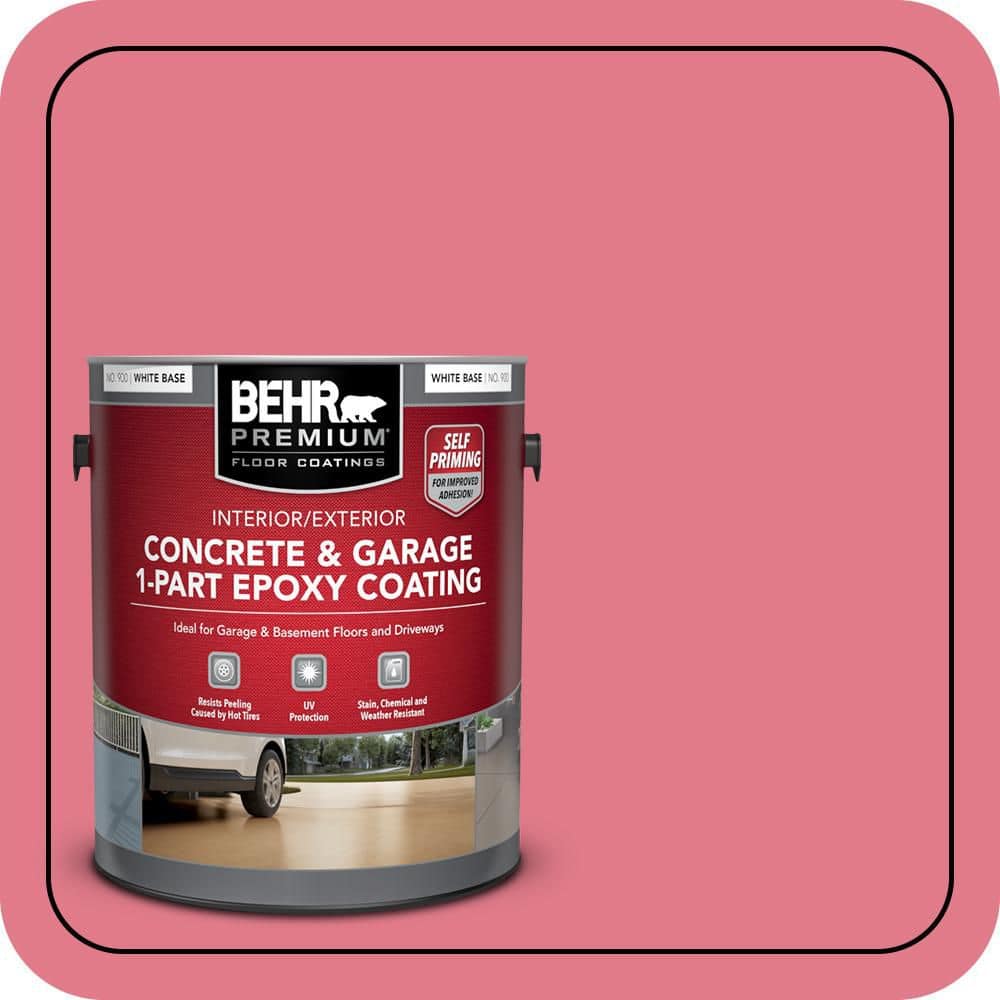 BEHR PREMIUM #P150-4 Self-Priming 1-Part Epoxy Satin Interior/Exterior Concrete and Garage Floor Paint (1)