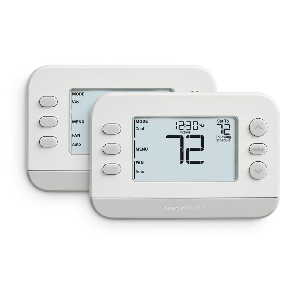 Honeywell Home X2P Thermostat Programmable Total Flex 1 Heat/1 Cool 2-Pack