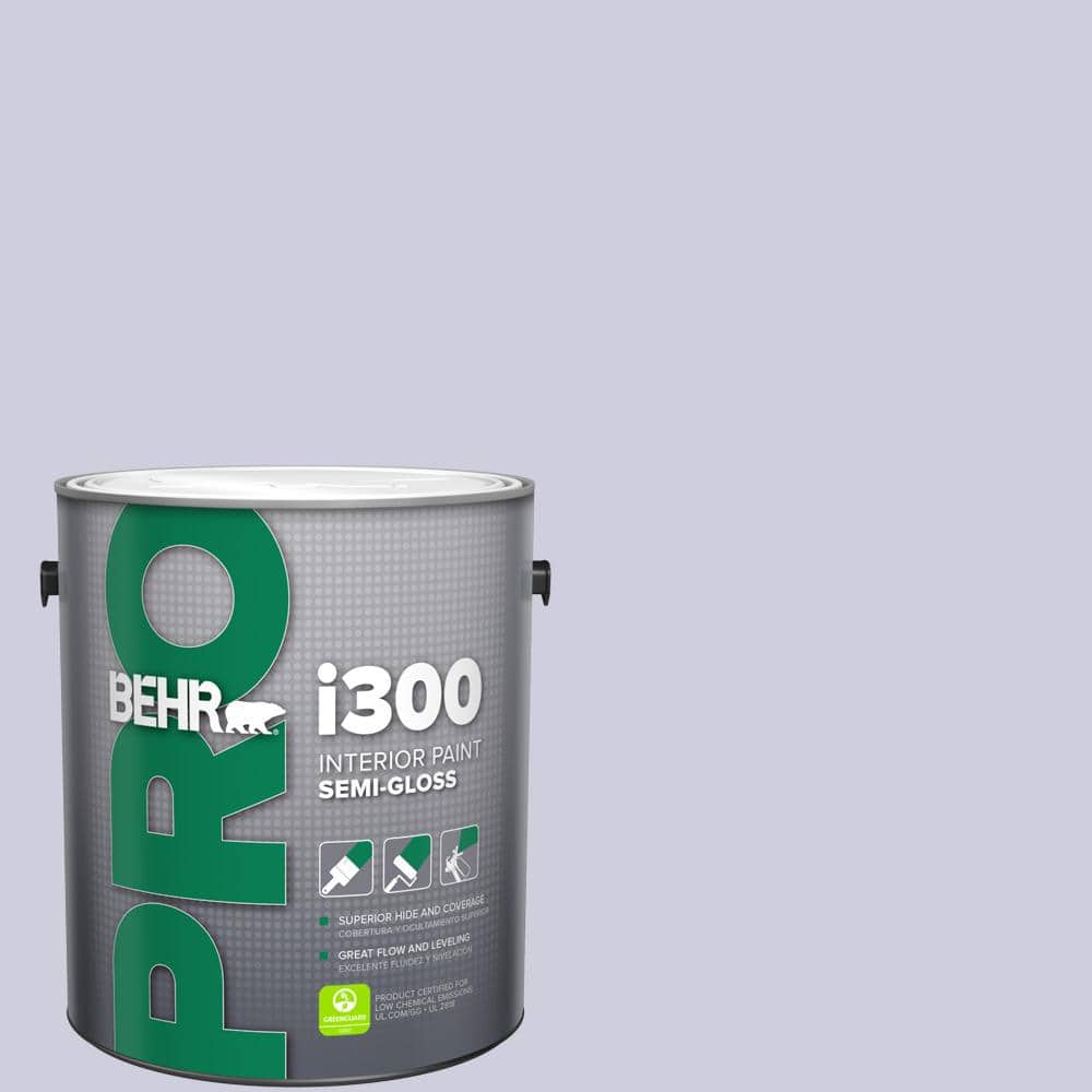 BEHR PRO 1 gal. #640C-2 Lavender Sparkle Semi-Gloss Interior Paint