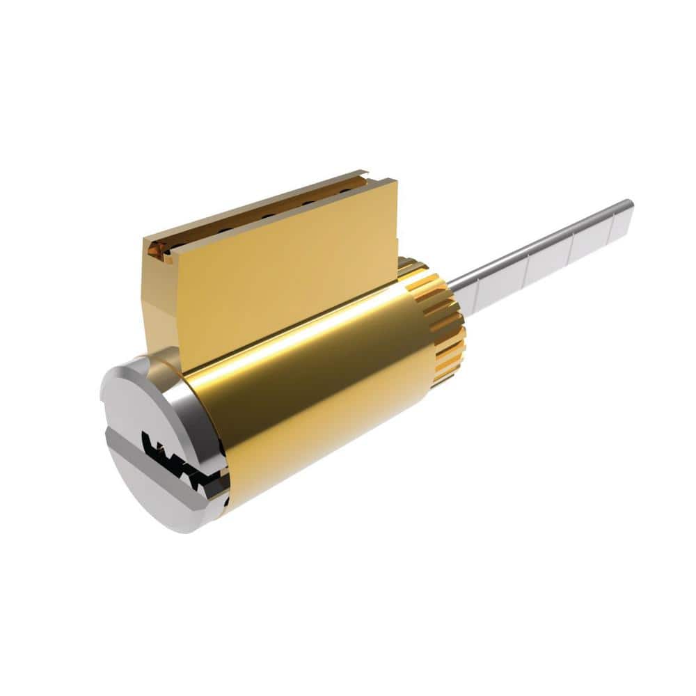 Premier Lock 1-1/8 in. High Security Key in Knob Cylinder, Satin Nickel Finish (Pack of 2, Keyed Alike) (3)