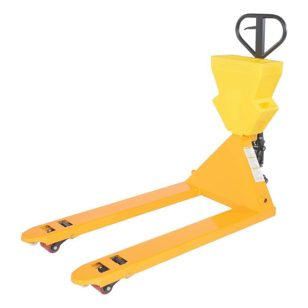 Vestil 5.5k 27 in. x 48 in. Yellow Pallet Truck Yellow P-Caddy (2)