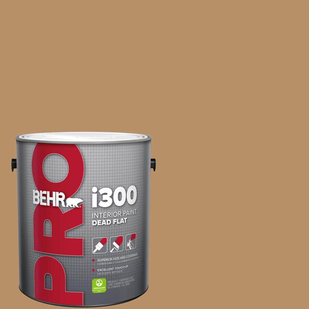 BEHR PRO 1 gal. #S260-5 Almond Roca Dead Flat Interior Paint (1)