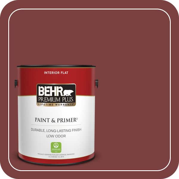 BEHR PREMIUM PLUS #HDC-CL-11 January Garnet Enamel Low Odor & Primer (4)